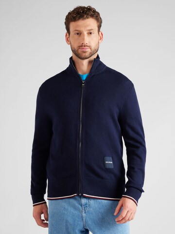 TOMMY HILFIGER Knit cardigan in Blue: front