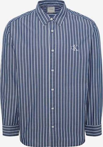 Fit confort Chemise Calvin Klein Jeans en bleu : devant