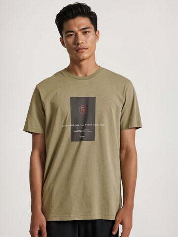 Funky Buddha T-Shirt in Grau: Vorderseite