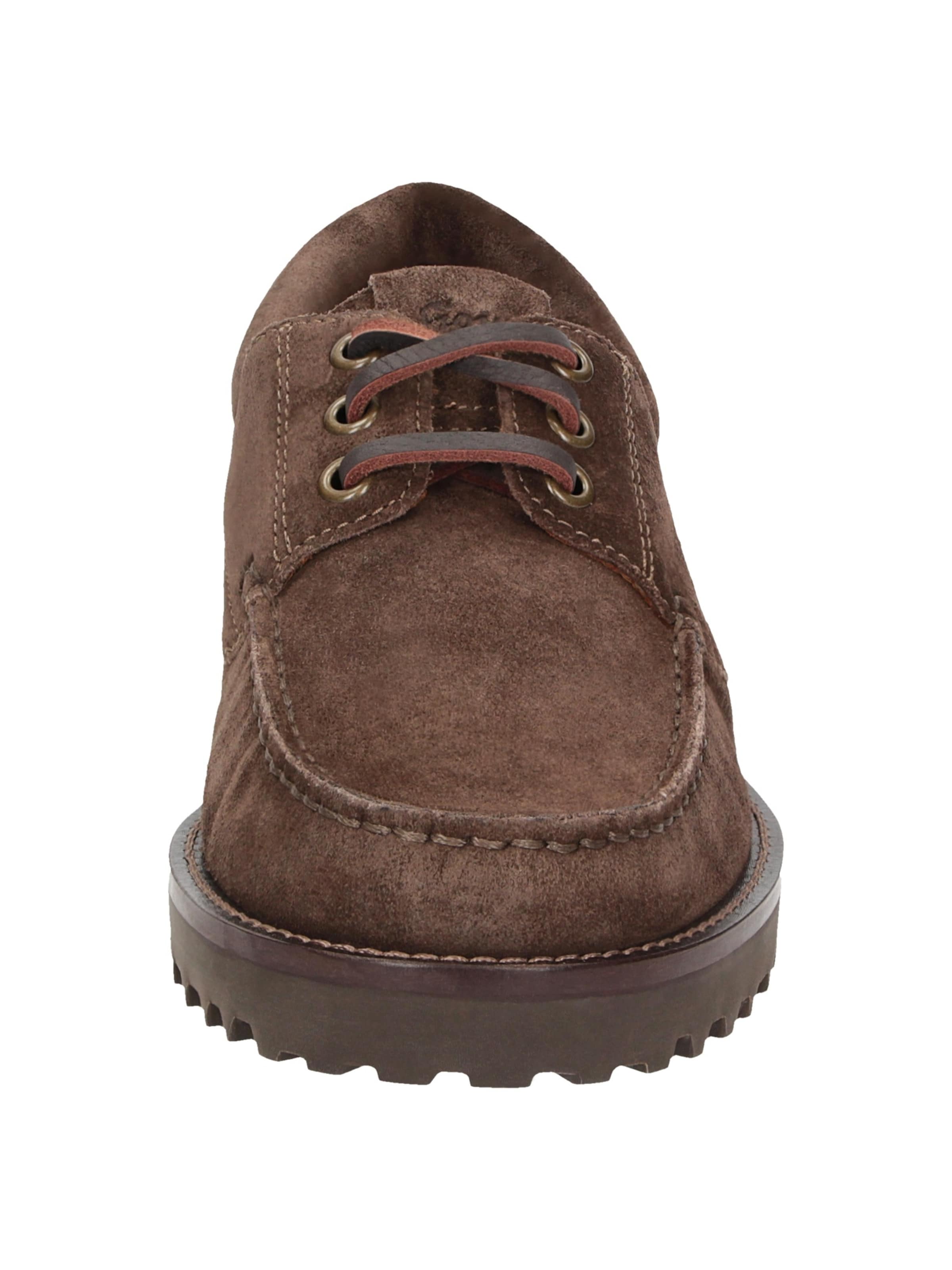 SIOUX Lace-up shoe in Brown