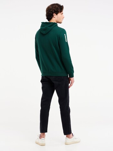 PROTEST Sweater 'CLASSIC LOGO HOODY' in Green: front