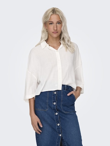 Chemisier 'ASTRID' ONLY en blanc