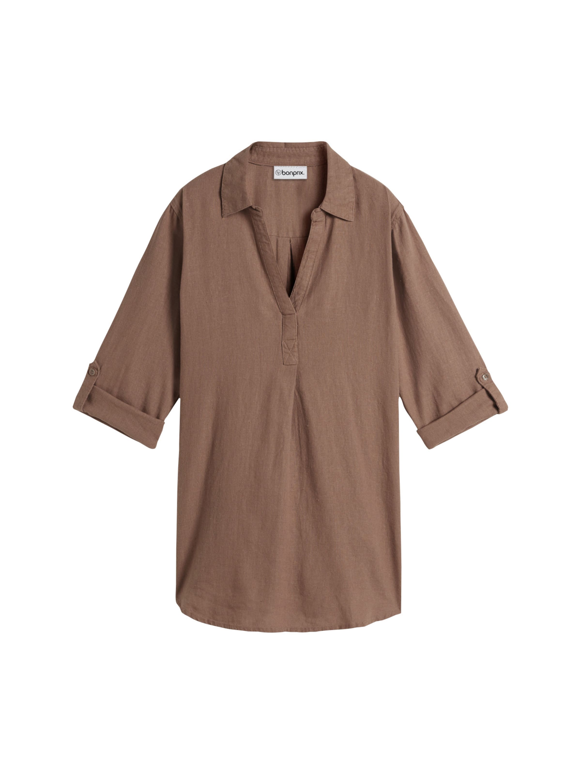 bonprix Bluse in Braun: Vorderseite