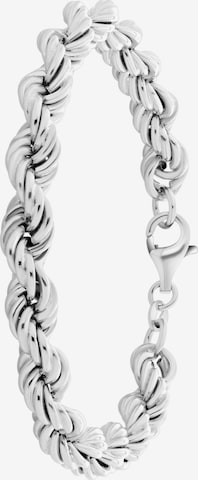 Lucardi Bracelet 'Basic' in Silver: front