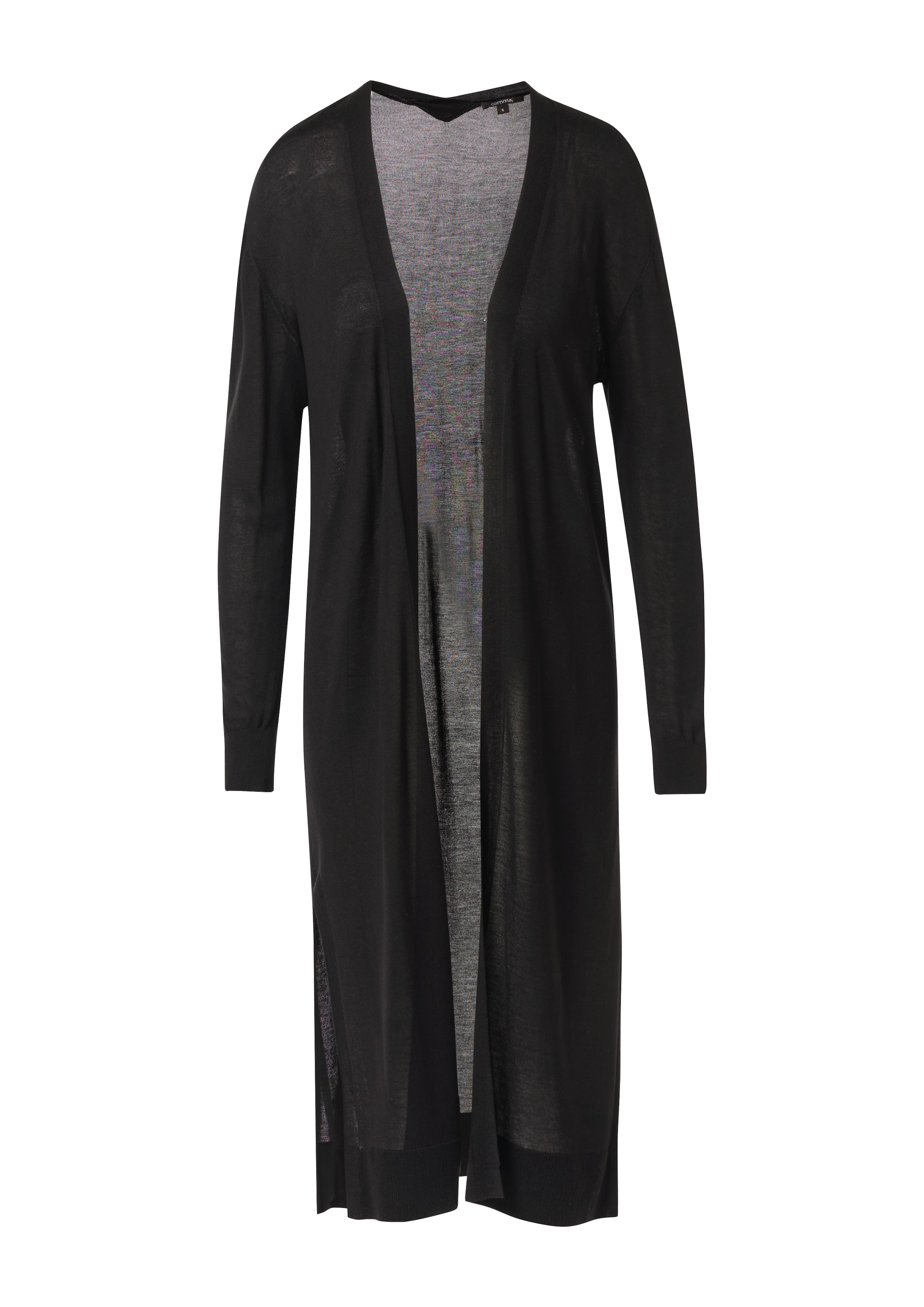 COMMA Strickjacke in Schwarz: Vorderseite
