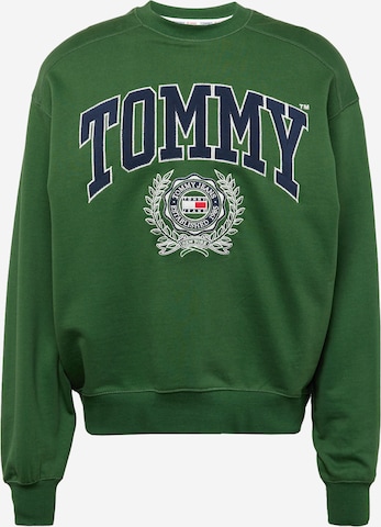 žalia Tommy Jeans Megztinis be užsegimo: priekis