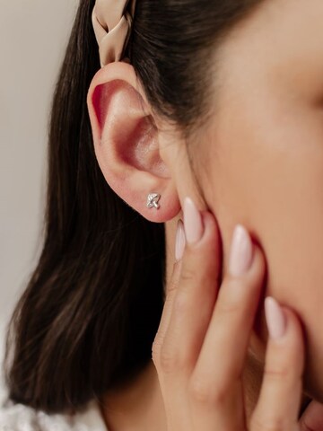 Hey Happiness - Pendientes 'Magic Toadstool' en plata