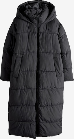 Palton de iarnă de la The Set pe negru: față