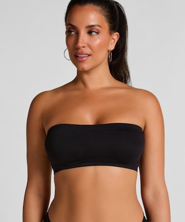 Bandeau Soutien-gorge Hunkemöller en noir : devant