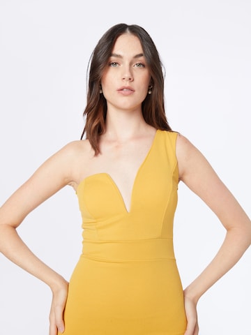 WAL G. - Vestido de noche 'GIGI' en amarillo