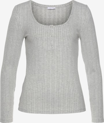 LASCANA Shirt in Grau: predná strana