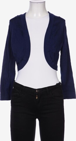 Lands‘ End Sweater & Cardigan in S in Blue: front