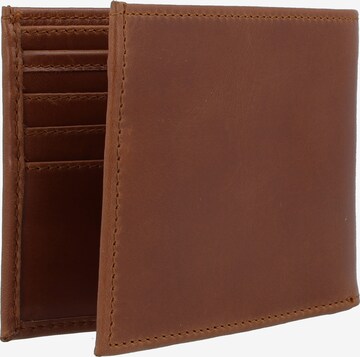 Buckle & Seam Wallet 'Bill' in Brown