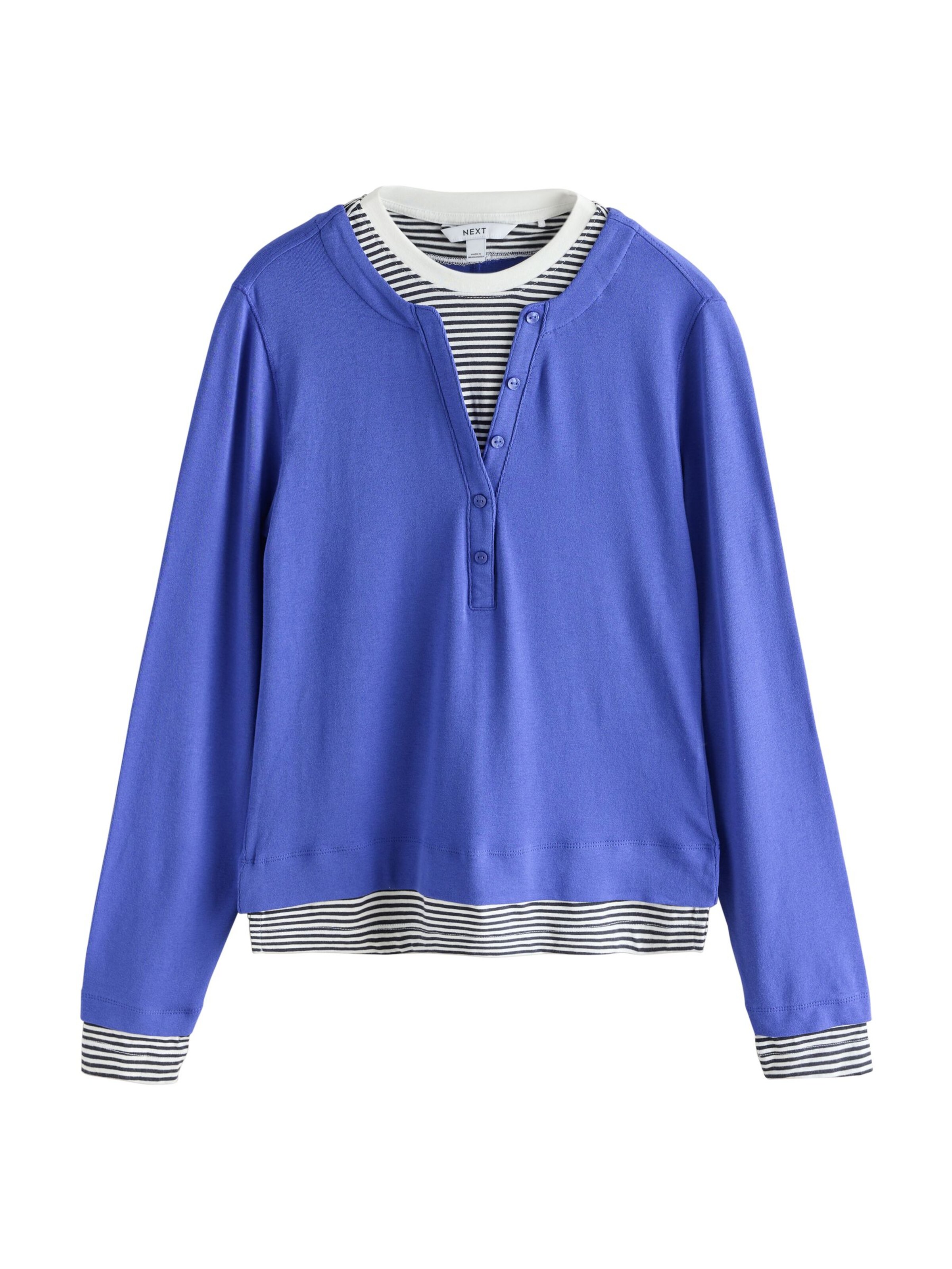 T-shirt Next en bleu : devant
