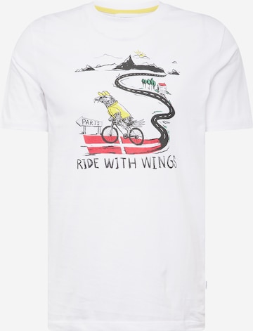 balta Lindbergh Marškinėliai: priekis