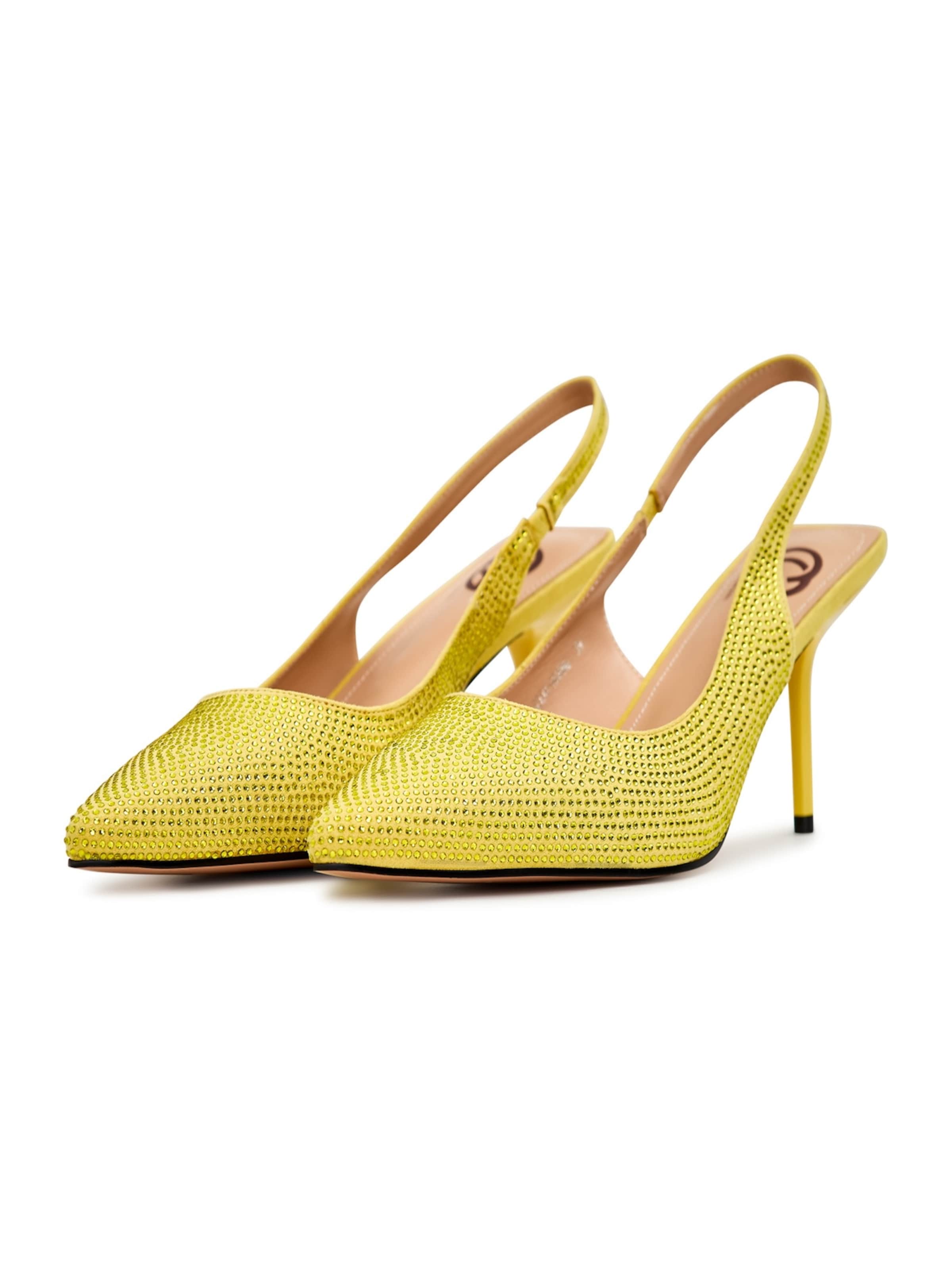 CESARE GASPARI Pumps in Gelb