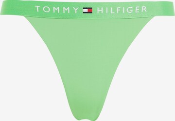 Bas de bikini Tommy Hilfiger Underwear en vert : devant