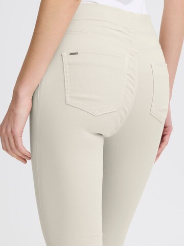 Oxmo Skinny Hose 'KEANA' in Beige