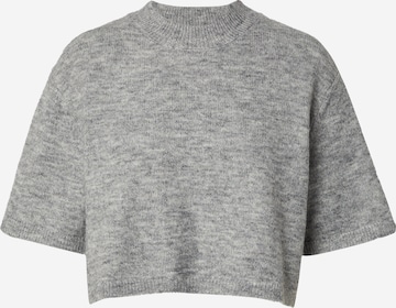 LeGer by Lena GerckePulover 'Madlen' - siva boja: prednji dio