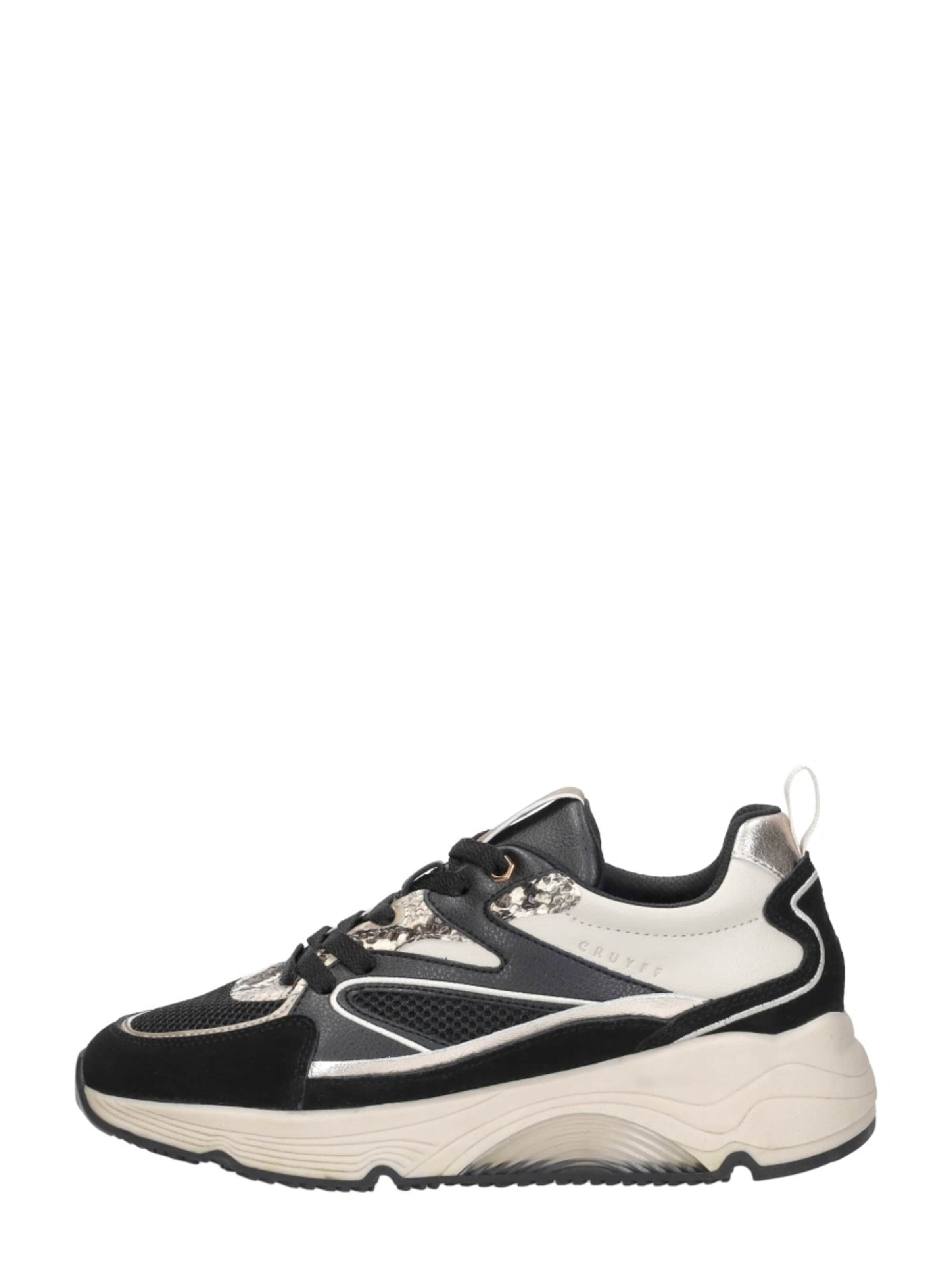 Cruyff Platform trainers 'Madina' in Black: front