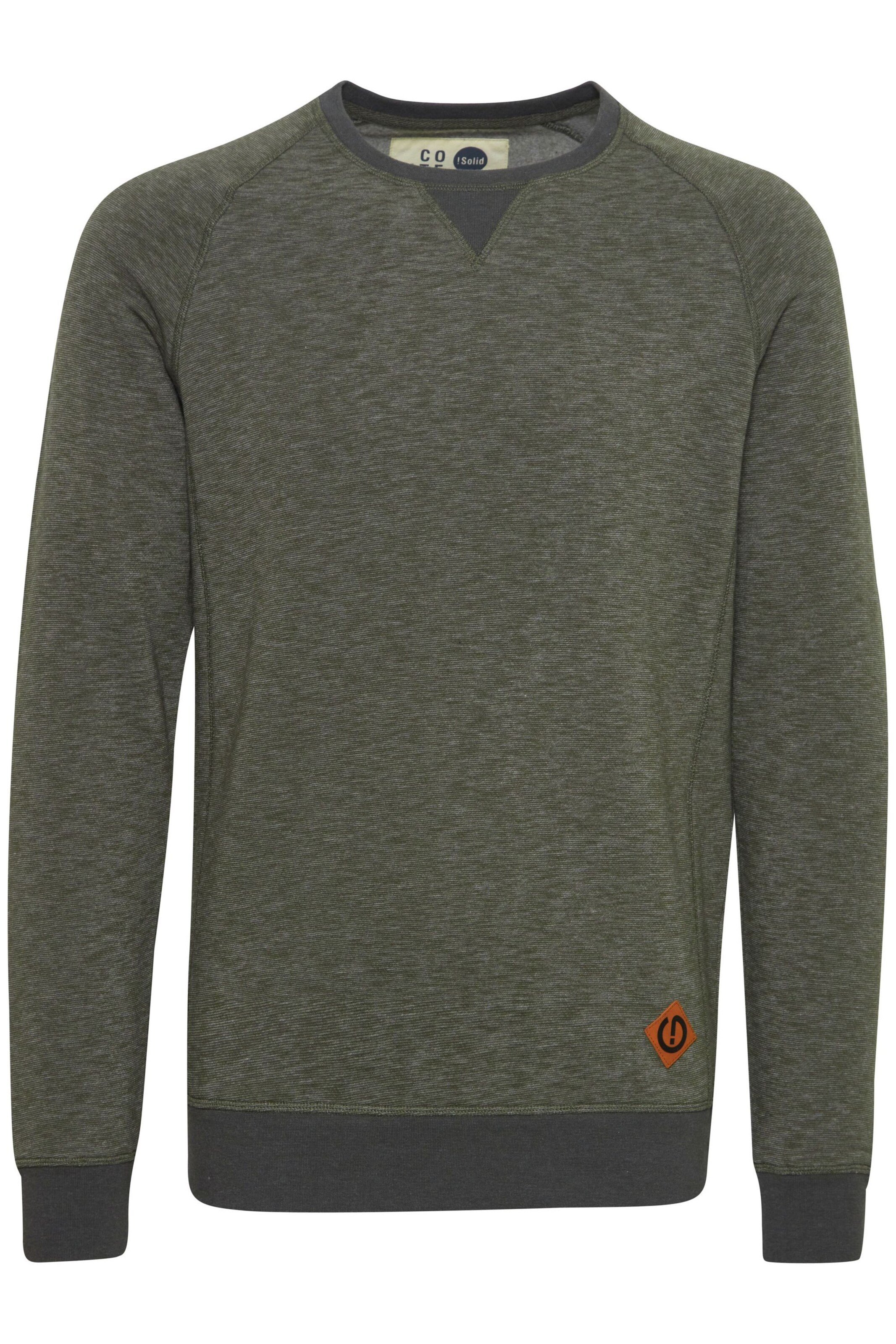 !Solid Sweatshirt in Green: front