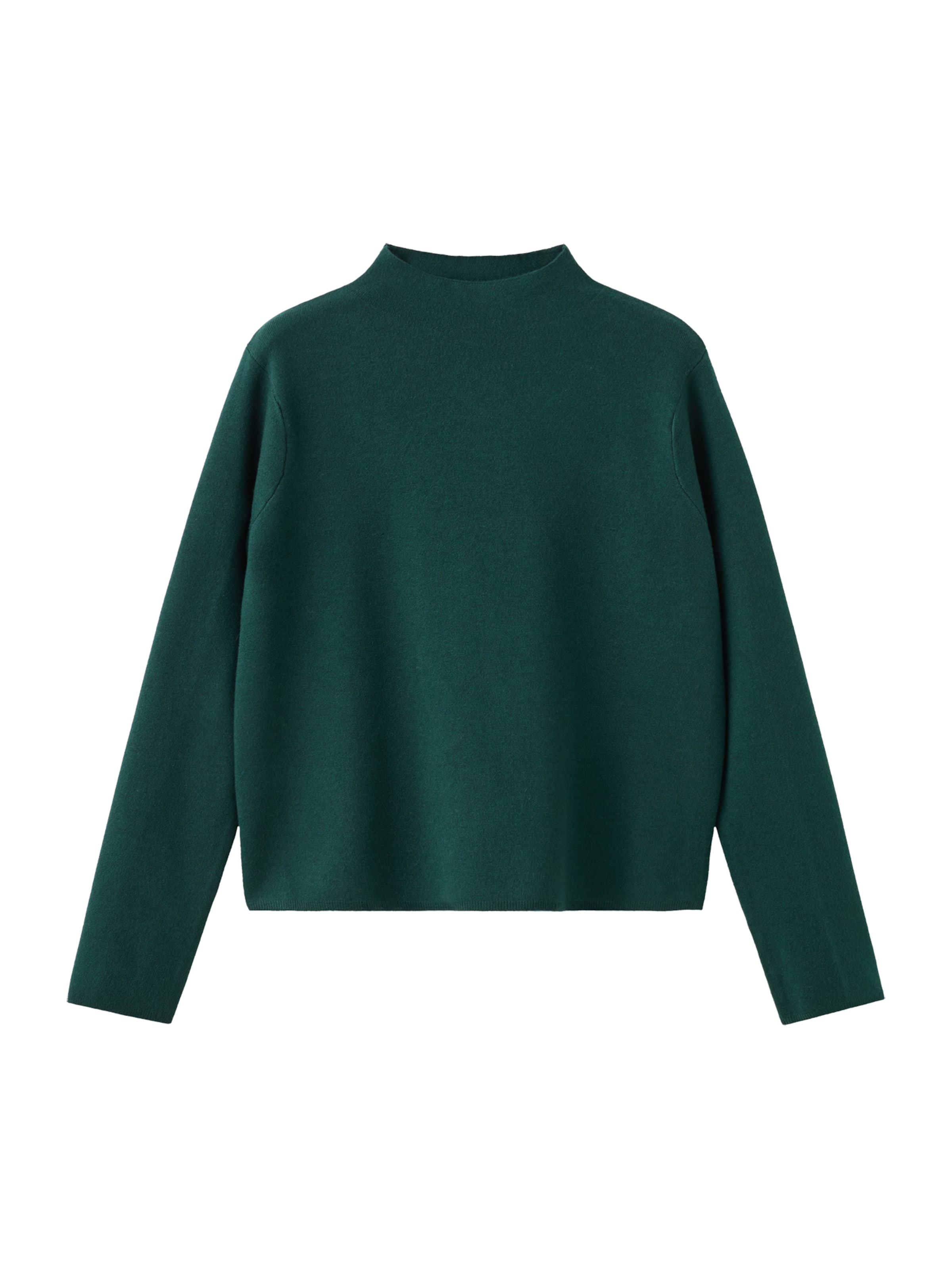 MANGO Pulóver 'CHIMNEY' - zöld: elől