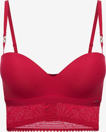 Push-up Soutien-gorge Marc & André en rouge : devant