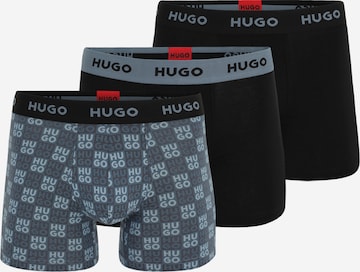 HUGO Bokserki w kolorze szary: przód