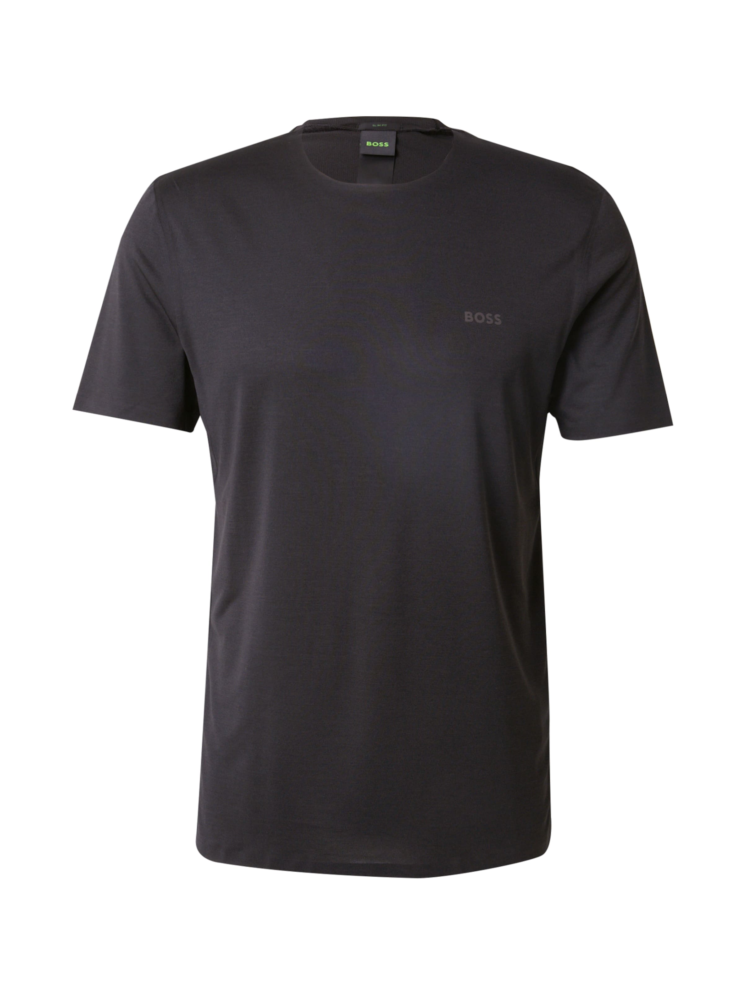 BOSS Тениска 'Active 2' в черно: отпред