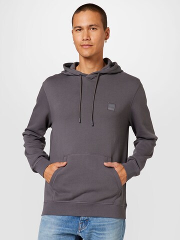 BOSS Sweatshirt 'Wetalk' in Grau: predná strana