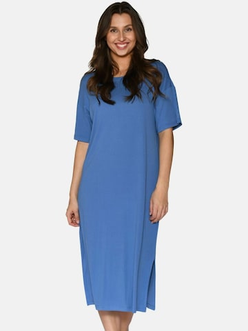 Camicia da notte 'Amina' di CCDK Copenhagen in blu: frontale