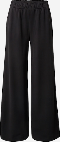 ESPRIT Wide leg Trousers in Black: front