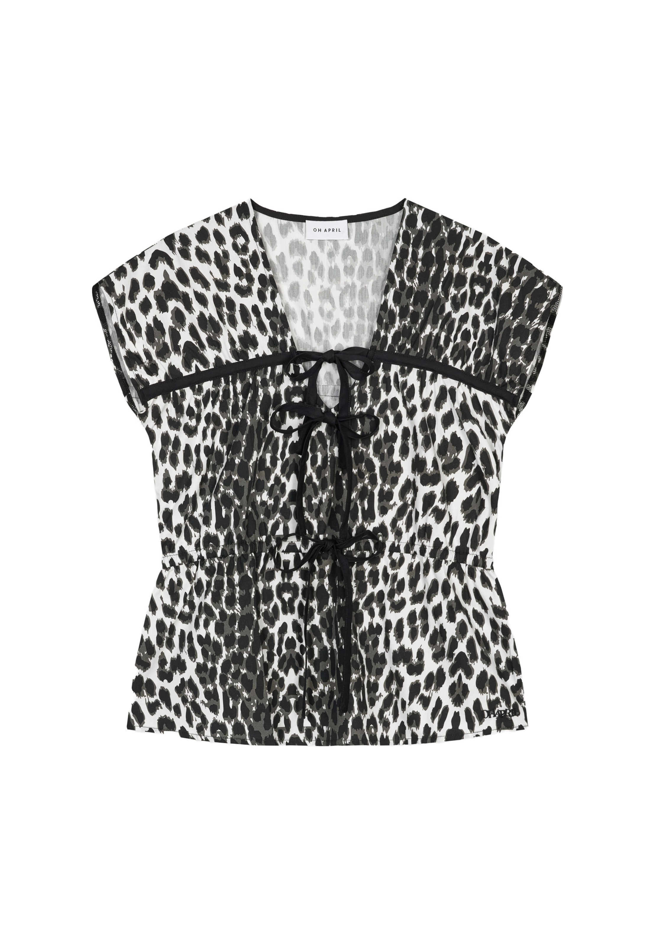 Camicia da donna di OH APRIL in nero: frontale