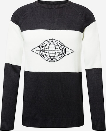 Denim Project Sweater 'DAUDI' in Black: front