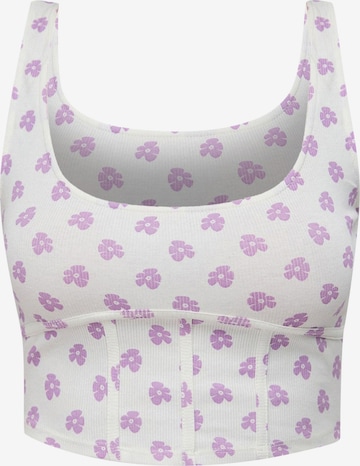 No Matter What Top in White: front