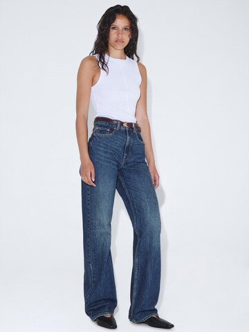 Dr. Denim Regular Jeans 'Echo High Straight - Jeans'‌ in Blau