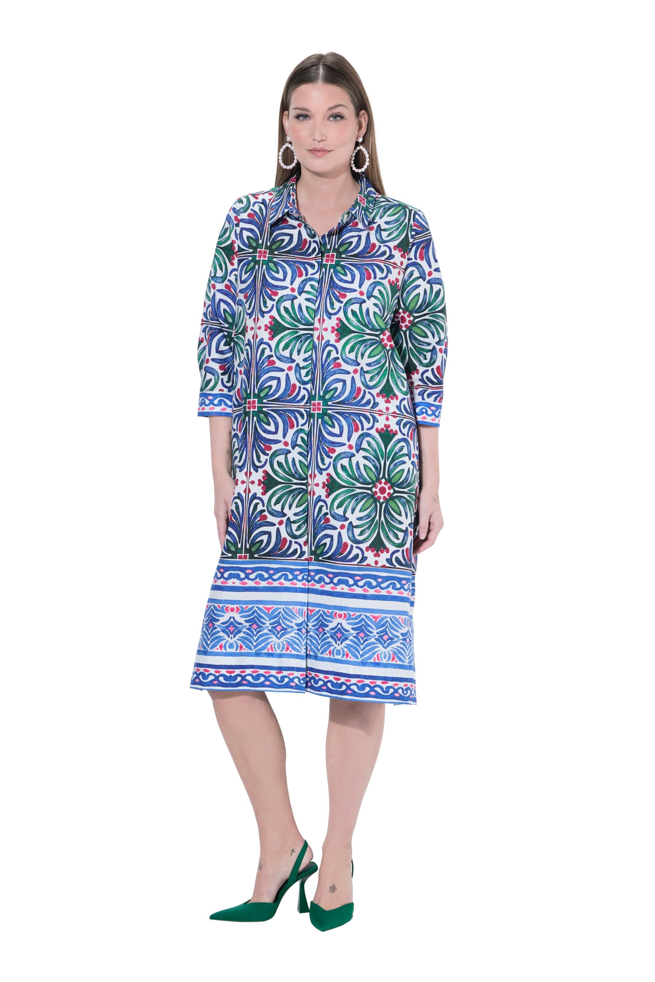 Ulla Popken Dress in Mixed colours: front