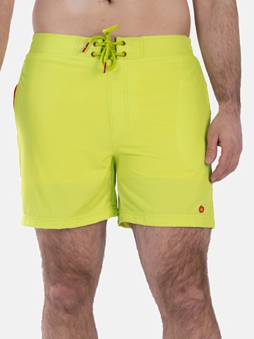 Shorts de bain Frozen Cape en vert : devant