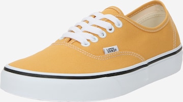 Baskets basses VANS en jaune : devant