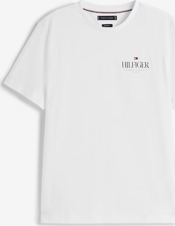 TOMMY HILFIGER Тениска в бяло: отпред