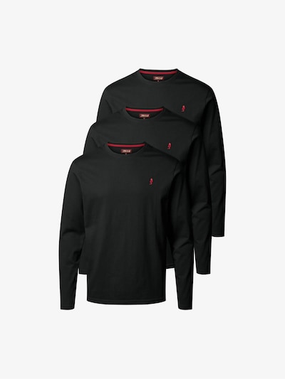 MCS Shirt 'Jack' in rot / schwarz, Produktansicht