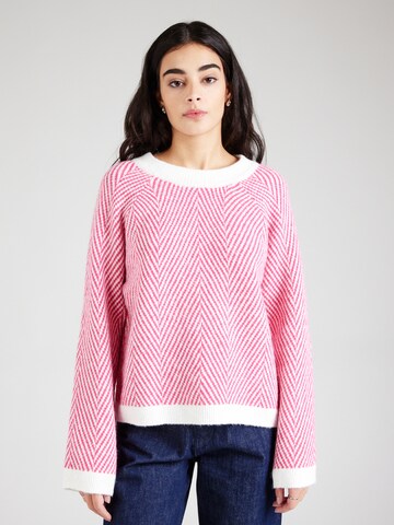Pullover 'PCOLENA' di PIECES in bianco: frontale