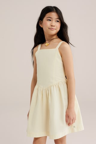 WE Fashion Kleit, värv kollane: eest vaates