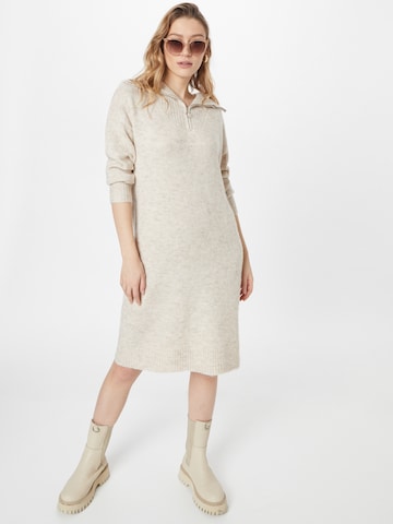 SISTERS POINT Knitted dress in Beige