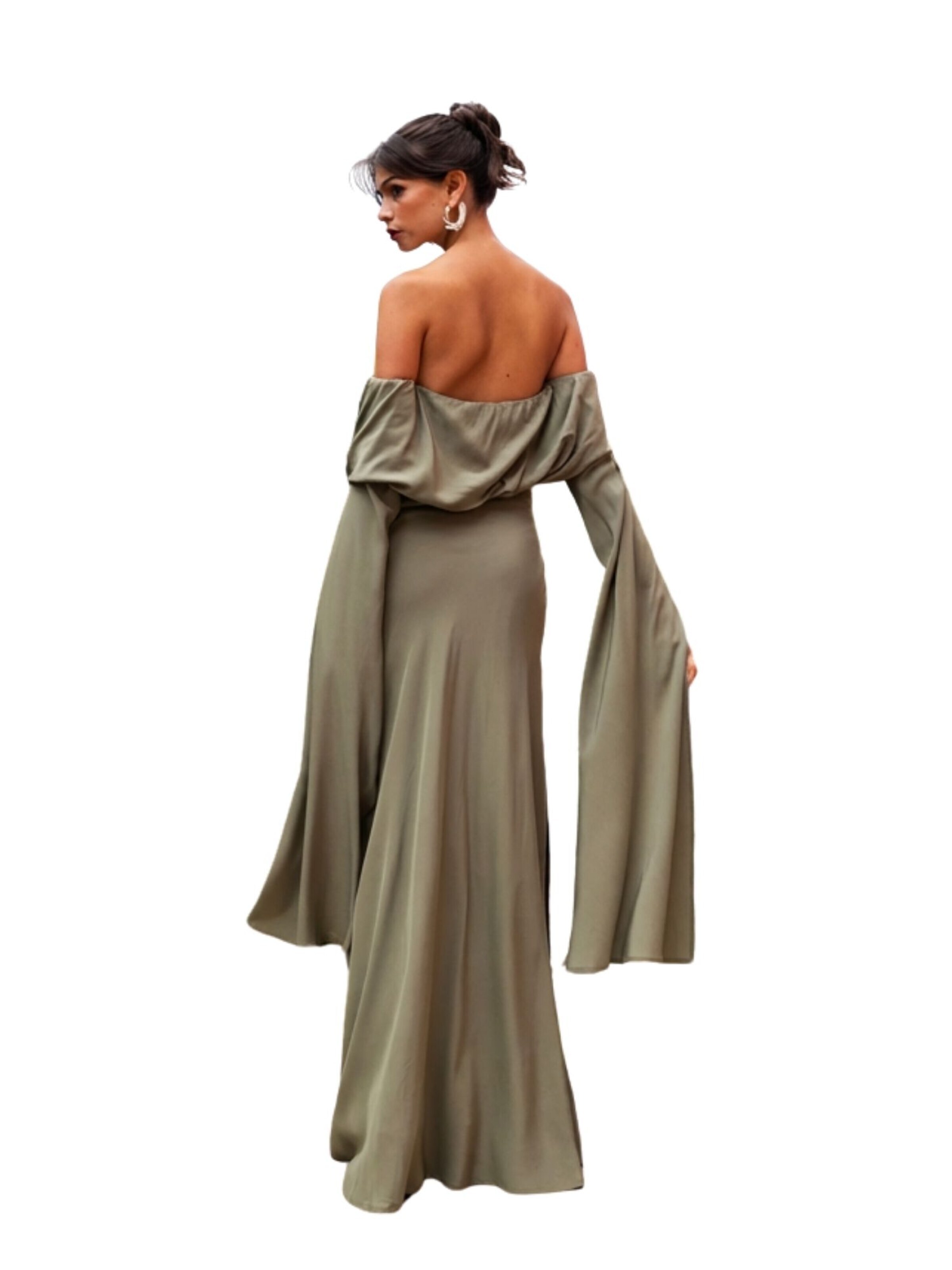 Abito da cocktail 'Habarana' di Nisia PartyWear in verde