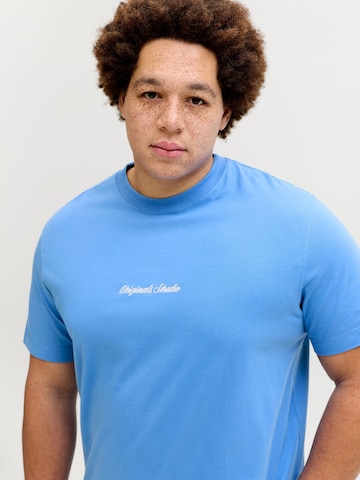 Jack & Jones Plus Shirt 'JORNorrebro' in Blue