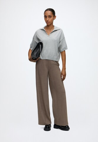 MOS MOSH - Pierna ancha Pantalón chino 'MMHaley Dynamic' en gris