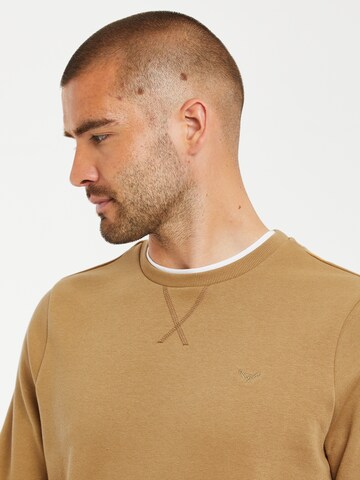 Sweat-shirt 'Kisele' Threadbare en beige