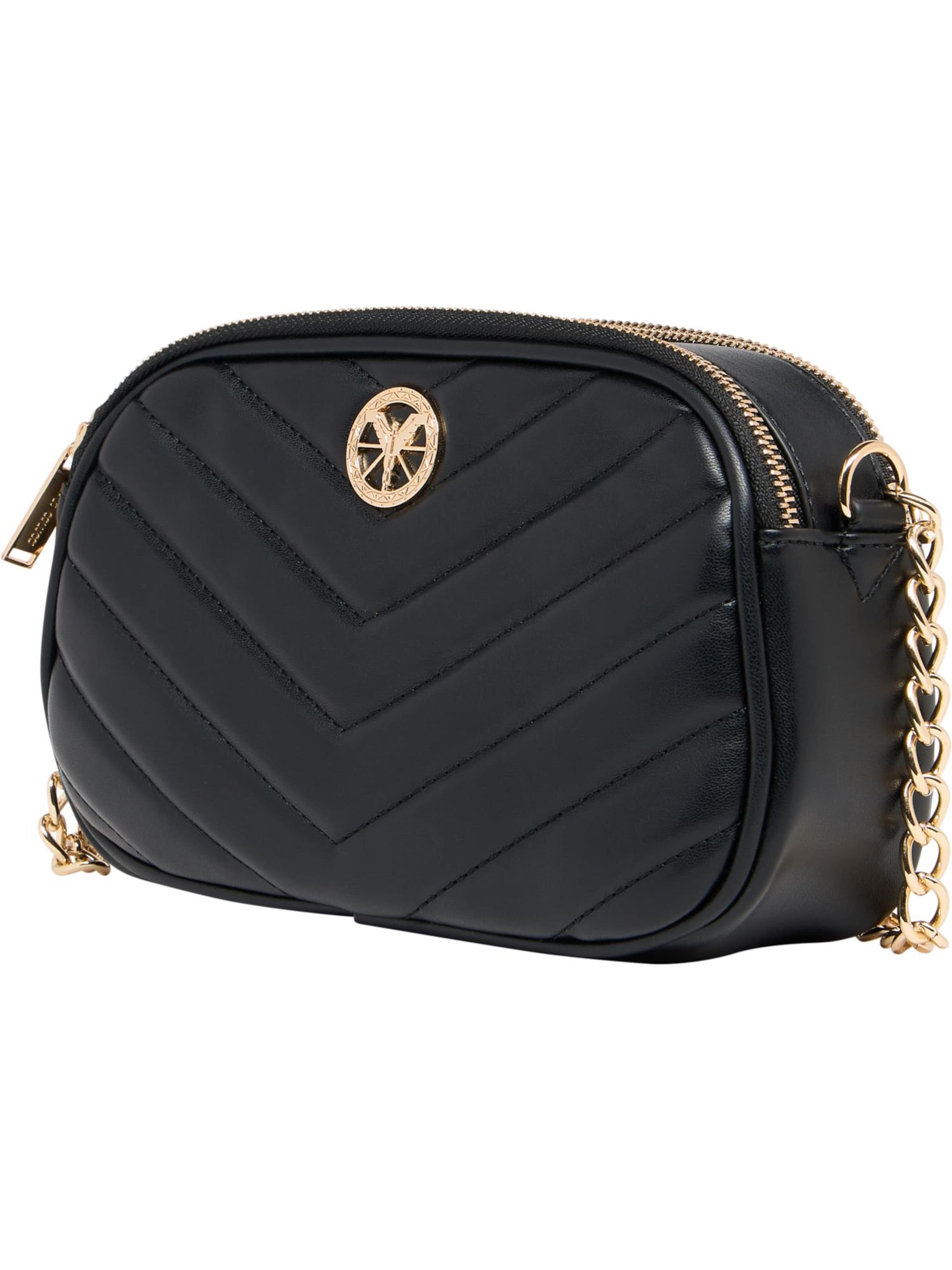 Carlo Colucci Umhängetasche ' di Guida ' in Schwarz