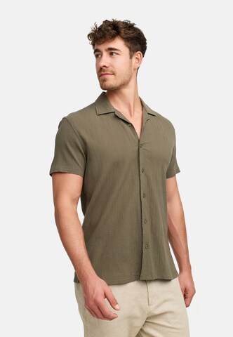 Coupe regular Chemise 'INWay' INDICODE JEANS en vert